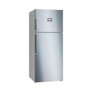 Bosch Series 6 542 L Frost Free Double Door Refrigerator, Freezer on Top, Total No Frost, Brushed Steel Anti-Fingerprint, 186 x 75 cm (KDN76AID0I)