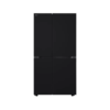 LG 650 Litres Side by Side Door Convertible Inverter Refrigerator with Smart Diagnosis, Hygiene Fresh+ (GL-B257DBM3, Black Mirror)