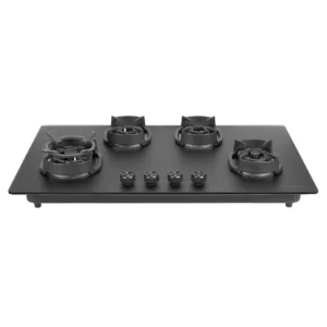 Faber HOB DELLA HD904 CI AI | 4 Burner Built-In Gas Hob | Auto Ignition | Toughened Glass Top | Premium Black Finish