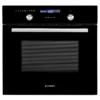 Faber FBIO 75L 9F BK | 75 Litres Built-In Oven | 9 Cooking Functions | Digital Control | Black Glass Finish