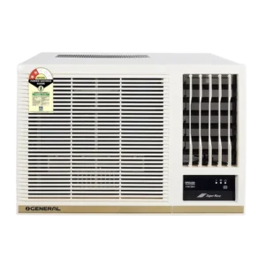 O GENERAL 1.5 Ton 2 Star Non inverter Window AC (Copper Condenser, Cathin Filter, AXGB18BBAA-B)