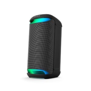 Sony New SRS-XV500 Wireless Portable Bluetooth Karaoke Party Speaker | IPX4 Splash-Proof | 25 Hrs Battery | Mega Bass | Built-in Power Bank | Ambient Lights | Guitar & MIC