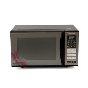Panasonic 23L Convection Microwave Oven (NN-CT36HBFDG) with 360° Heat Wrap Technology. Features 126 Auto Cook Menus, 800W Microwave Power, 1200W Grill & Convection, Stainless Steel Cavity, Vapour Clean, Zero Oil Cooking, and Child Lock. Ideal for baking, grilling, reheating, defrosting, and everyday cooking.