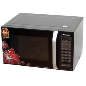 Panasonic 23 Litres Convection Microwave Oven (360° Heat Wrap, NN-CT35MBFDG, Black Floral, 800W)
