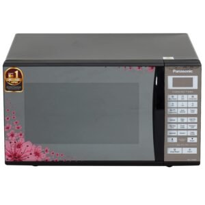 Panasonic NN-CT64MBFDG 27L Convection Microwave Oven with Zero Oil Cooking & Floral Mirror Finish