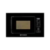 Faber FBIMWO 20L SG BK | 20L Built-In Microwave Oven | Solo & Grill Function | Black Glass Finish