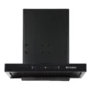Faber HOOD CYGNUS IN 3D HC SC FL BK | 60/75/90cm Filterless Kitchen Chimney | 3D Suction Technology | Steam Auto Clean | Touch & Gesture Control | Black
