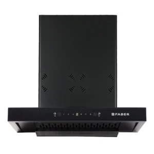 Faber HOOD CYGNUS IN 3D HC SC FL BK | 60/75/90cm Filterless Kitchen Chimney | 3D Suction Technology | Steam Auto Clean | Touch & Gesture Control | Black