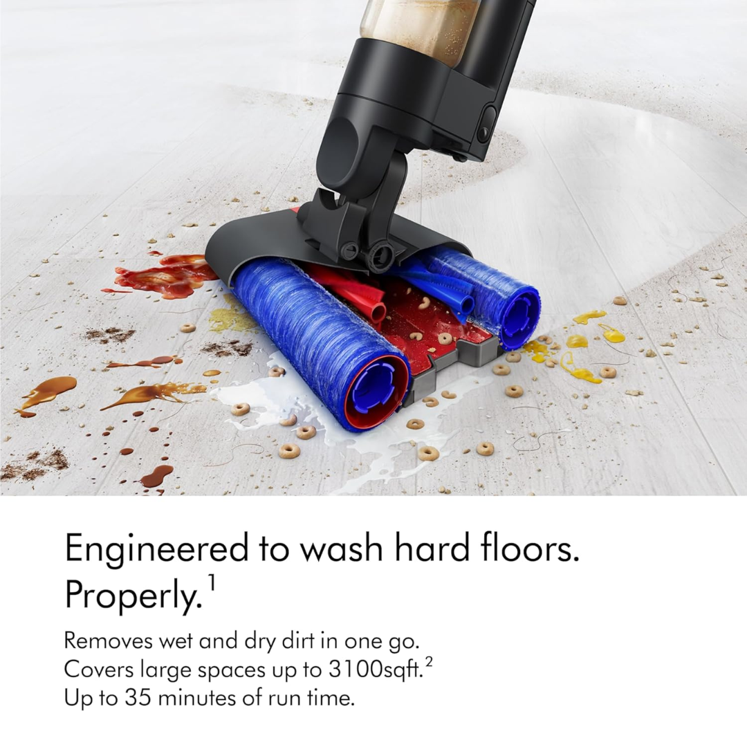 Dyson WashG1 Wet Floor Cleaner|Powerful wet & dry cleaning in one go|2 Yr Warranty incl accidental damage protection|Self-cleaning cycle|Washes with clean water everytime|1L bin,35 mins runtime - Image 2