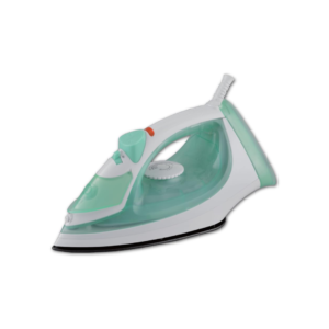 Usha 3816 1600W Steam Iron with Shock Proof Body | Teflon Coated Soleplate | Powerful Steam Output upto18gm/min | 280ml Water Tank Capacity | Overheat Safety Shutoff | 2 Years Warranty|(Green & White)