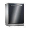 Bosch Series 6 60 cm Free-Standing Dishwasher (SMS4HMB62T), Black, 15 Place Settings, Wi-Fi Enabled Home Connect, EcoSilence Drive