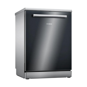 Bosch Series 6 60 cm Free-Standing Dishwasher (SMS4HMB62T), Black, 15 Place Settings, Wi-Fi Enabled Home Connect, EcoSilence Drive