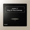 Beyond Cube Plug & Play Kitchen Chimney | 60 cm | 1250 CMH Suction | Ductless | Activated Charcoal Filter | Auto Clean | Touch Control | Black
