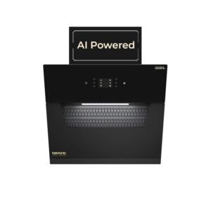 Beyond Elara 60 Smart AI Kitchen Chimney | 60 cm | 1500 CMH Suction | Filterless Auto Clean | Motion Sensor | Touch Control | Black
