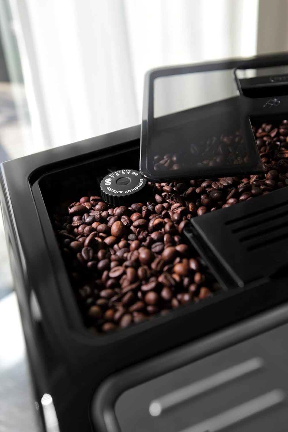 De'Longhi Eletta Cappuccino Bean-to-Cup Fully Automatic Coffee Machine (ECAM44.660.B, Black) | 8 Inbuilt Coffee Recipes | 15 Bar Pressure | Built-in Grinder | LatteCrema Technology | 1450W | Free Demo & Installation - Image 6