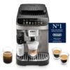 De'Longhi Magnifica EVO Fully Automatic Coffee Machine (ECAM290.81) | Bean-to-Cup Espresso Machine | 12+ Hot & Cold Coffee Recipes | LatteCrema Technology | Intuitive Colour Display | Original Italian Brand