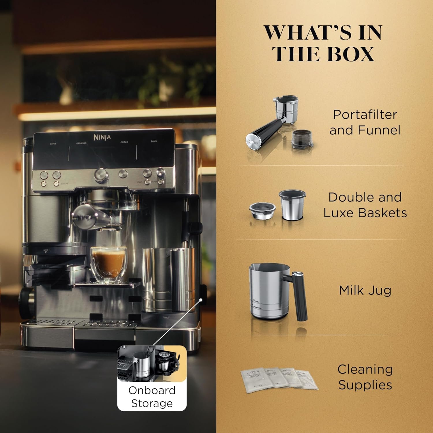 Ninja Luxe Café Premier ES601 Espresso, Coffee & Cold Brew Machine - Image 3