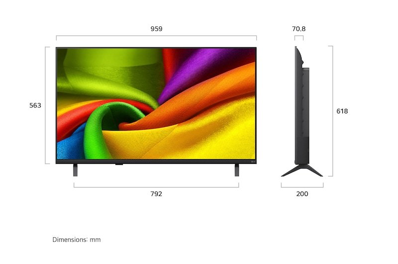 LG 43 Inch NANO 4K UHD AI Smart TV NU880 (2026) | webOS 26 | HDR | AI Processor | Wi-Fi - Image 4