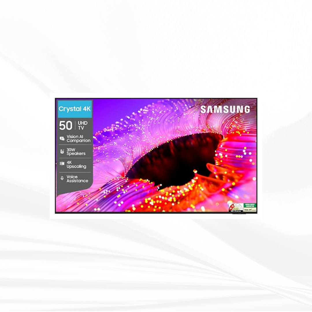 Samsung 50 Inches Crystal UHD 4K Smart TV with Vision AI, Crystal Processor 4K, HDR10+, 30W Sound, Voice Assistant & Smart Connectivity - UA50UE83AHULXL
