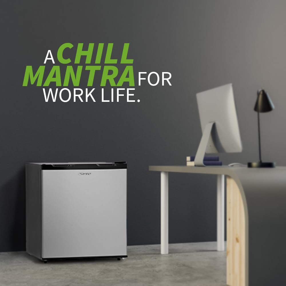 SHARP 50L 2 Star Single Door Mini Refrigerator with Toughened Glass (SJ-MRW055N3-PSS) - Image 8