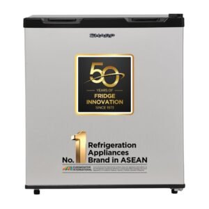SHARP 50L 2 Star Mini Refrigerator SJ-MRW055N3-PSS Metal Silver