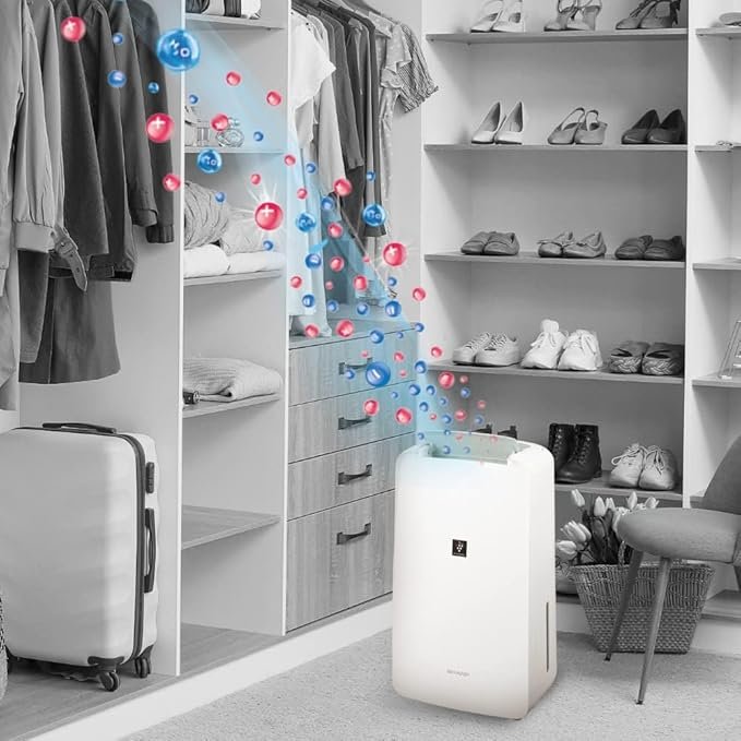 SHARP Electric Home Dehumidifier with Plasmacluster Tech (DW-P10M-W) - Image 7