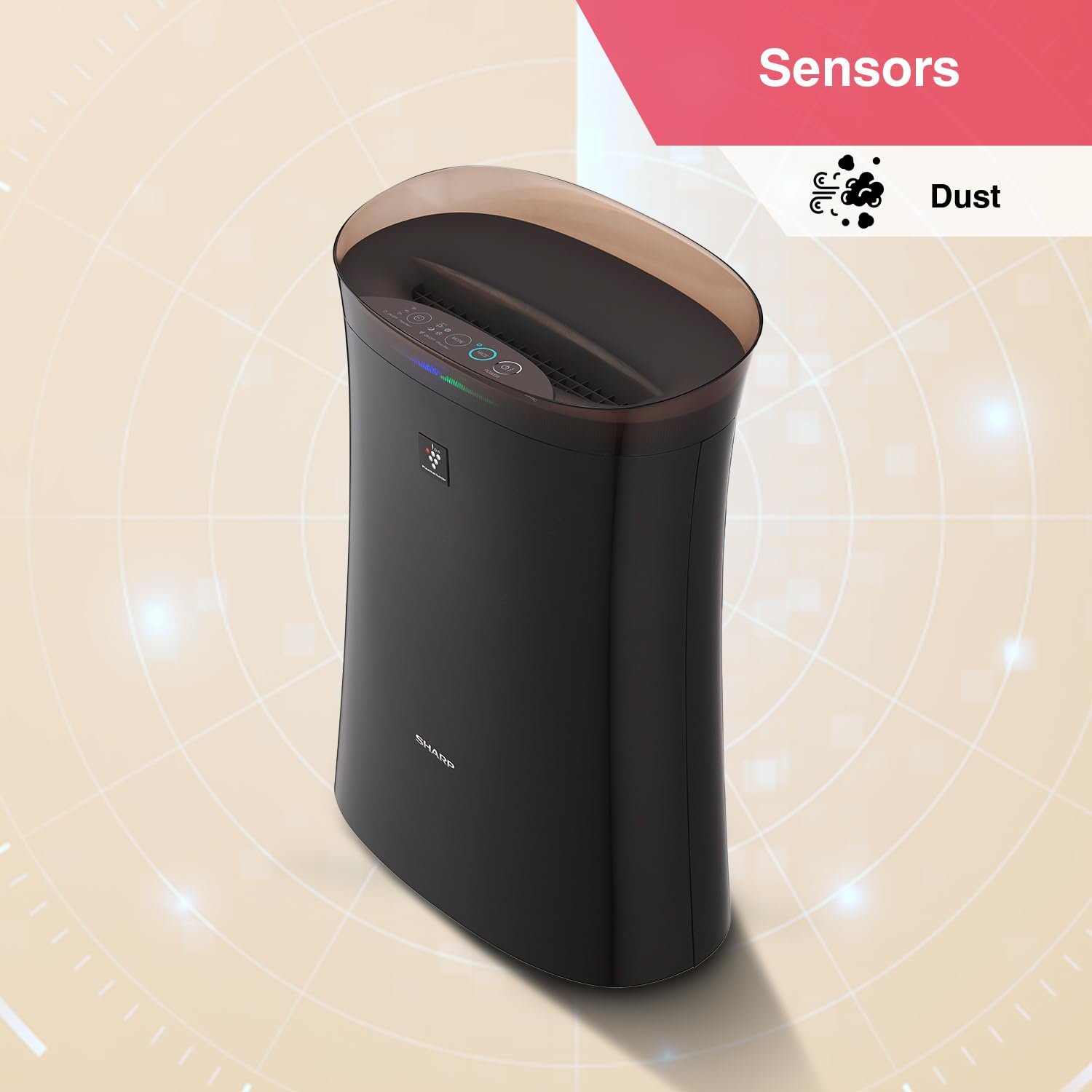 SHARP Air Purifier with Plasmacluster Tech for Home & Office (FP-F40E-T) - Image 3