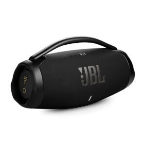 JBL Boombox 3 Wi-Fi Portable Speaker with Dolby Atmos, Wi-Fi & Bluetooth 5.3 (Black)