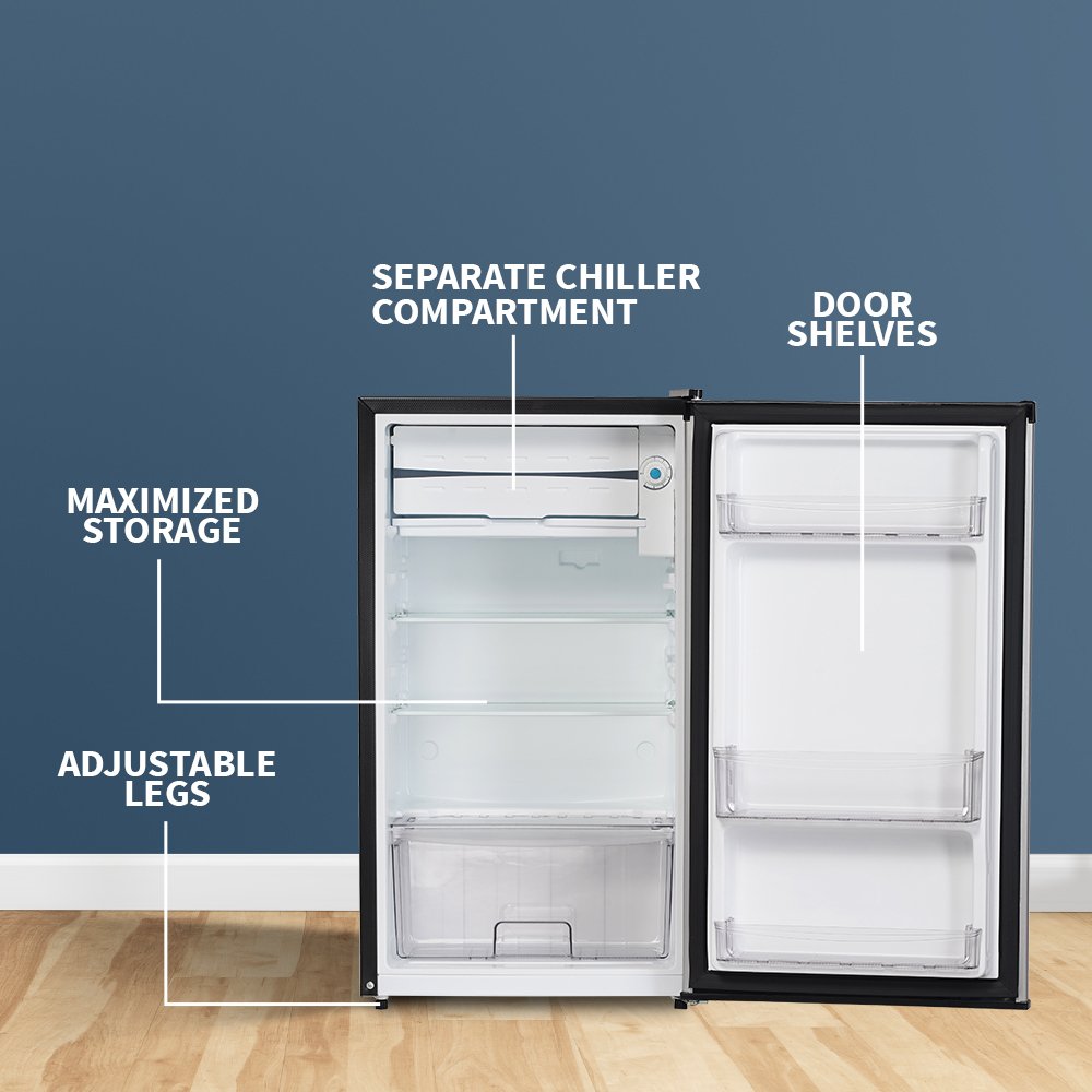SHARP 92L 1 Star Single Door Refrigerator with Vegetable Box (SJ-MRW101N2-PSS) - Image 7