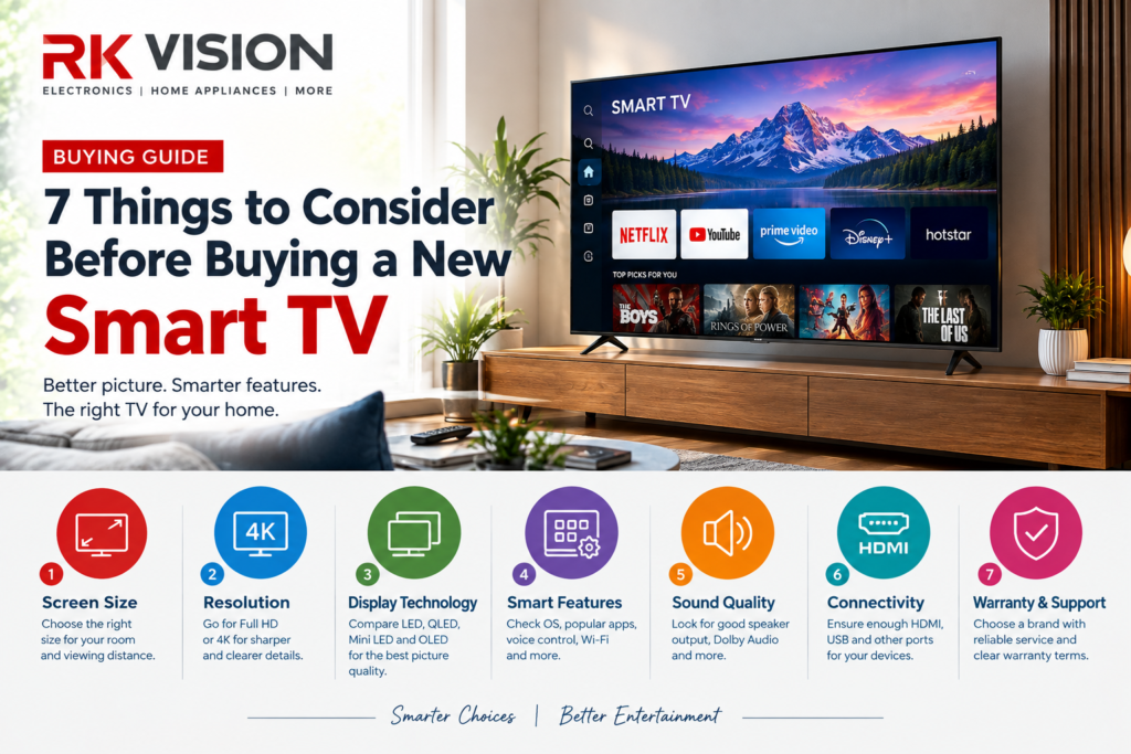 Smart TV Buying Guide: 7 Things to Consider Before Buying | RK Vision