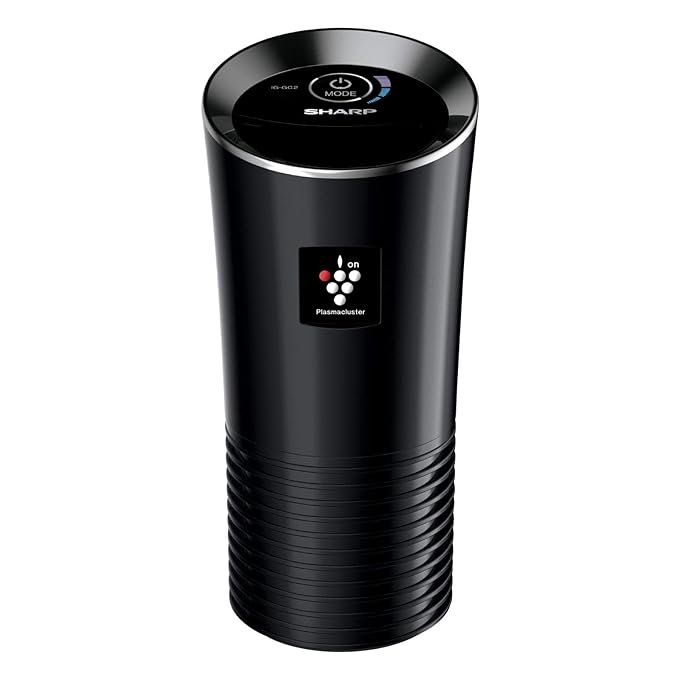 SHARP IG-GC2E-B Car Air Purifier with Plasmacluster Tech Black