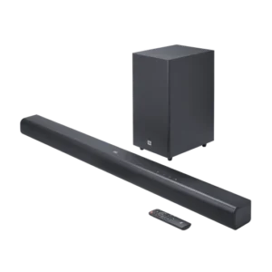 JBL Cinema SB590 5.1 Channel Soundbar with Wireless Subwoofer & Dolby Atmos (440W, Bluetooth 5.3, Black)