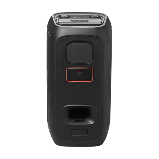 JBL PartyBox Club 120 Portable Party Speaker with Dynamic Lightshow, Dual Mic/Guitar Inputs & AI Sound Boost (160W, Black) - Image 2