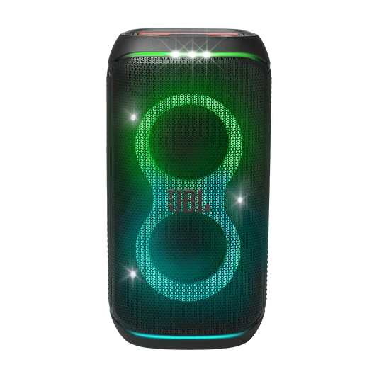 JBL PartyBox Club 120 Portable Party Speaker with Dynamic Lightshow, Dual Mic/Guitar Inputs & AI Sound Boost (160W, Black) - Image 3