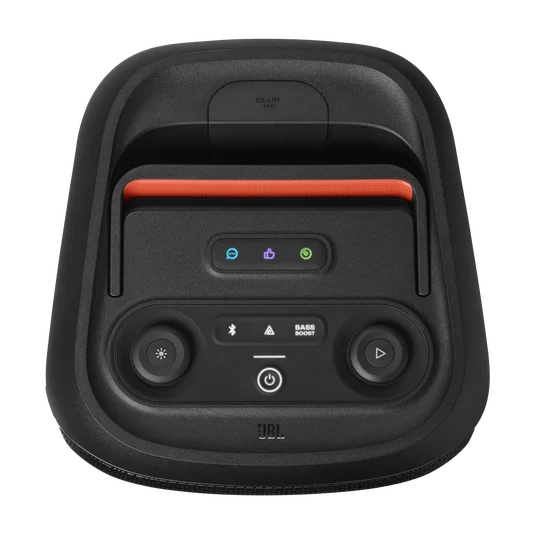 JBL PartyBox Club 120 Portable Party Speaker with Dynamic Lightshow, Dual Mic/Guitar Inputs & AI Sound Boost (160W, Black) - Image 6