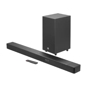 JBL Cinema SB595 3.1.2 Channel Soundbar with Wireless Subwoofer & Dolby Atmos (380W, Bluetooth 5.3, Black)