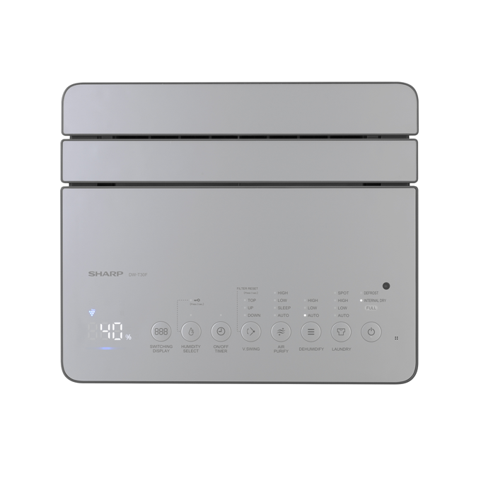 SHARP Dehumidifier & Air Purifier – DW-T30FM-W (White) - Image 3