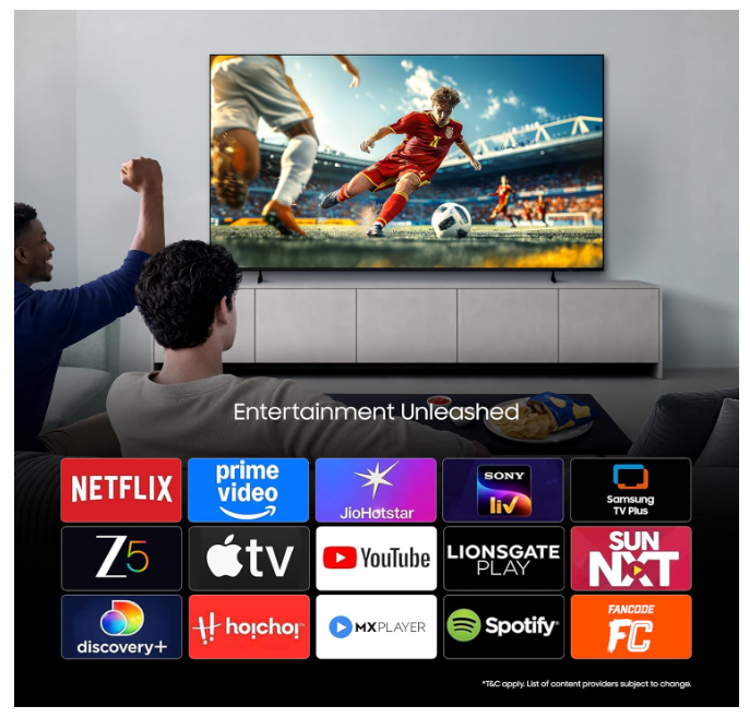 Samsung 55 Inches Crystal UHD 4K Samsung Vision AI Smart TV - Image 5